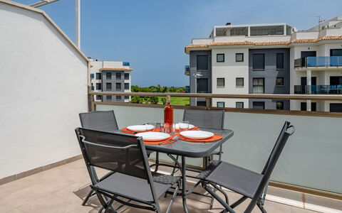Oliva Nova Cabagua: Meubles, Appartement, Chaise, Balcon, Table Cuisine Et Salle A Manger, Principaux Appliance, Conception, Cuisine, Mobilier De Jardin, Aluminium