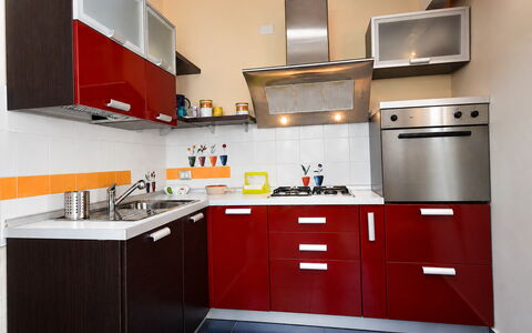 Villa Cristiana: Cuisine, Appareil De Cuisine, Cabinetry, Meubles, Principaux Appliance, Cuisinière, Comptoir, Bois, Design Intérieur, Le Fourneau