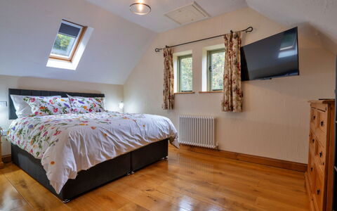 Rough Close Farm Cottage: Lit, Design Intérieur, Chambre, Meubles, Bois, Plafond, Drap De Lit, Literie, Sol, Pièce