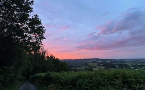 Rough Close Farm Cottage: Ciel, Horizon, La Nature, Nuage, Afterglow, Paysage Naturel, Crépuscule, Végétation, Écorégion, Le Coucher Du Soleil