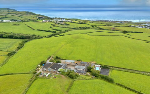 Barn, Quinceborough Farm: Vue Du Ciel, Photographie Aérienne, Champ, Plaine, Paysage, Lot Terre, Zone Rurale, Biens, Agriculture, Ferme