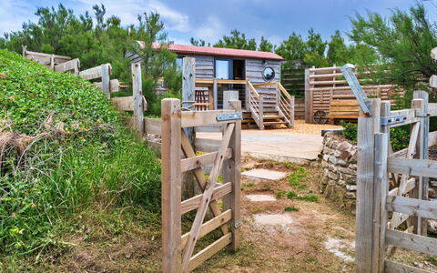 Manderley: Bois, Lot Terre, Zone Rurale, Clôture, Chalet, Jardin, Aménagement Paysager, Dur
