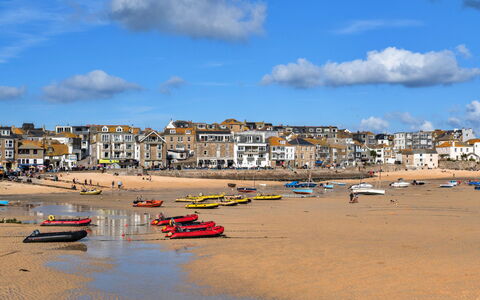 St. Ives 636: Plan D'Eau, L'Eau, Plage, Côte, Horizon, Cotiers Et Relief Océaniques, Été, Mer, Rive, Le Sable