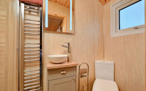 Demelza Shepherd'S Hut: Bois, Sol, Luminaire Plomberie, Sol, Design Intérieur, Salle De Bains, Plomberie, Pièce, Toilette, Tache De Bois