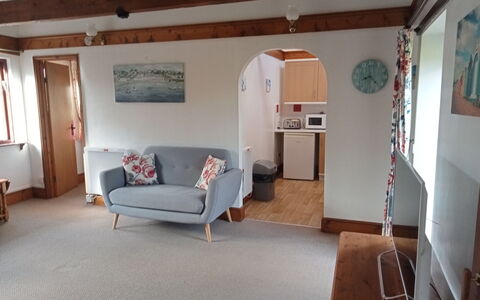Halcyon Cottage, Stowford: Meubles, Bois, Design Intérieur, Sol, Sol, Plafond, Pièce, Domicile, Tache De Bois, Salon