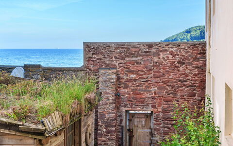 The Wash House, Kingsand: Mur, Roche, Mur De Pierre, Mer, Côte, Brique, Océan, Brickwork, Baie