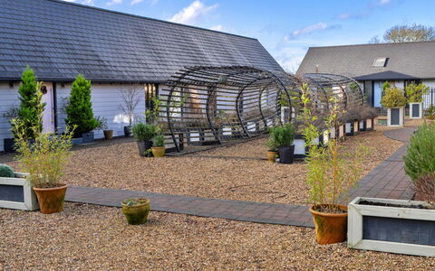 Ploughman'S Row No. 1 at Dairy Cottages: Toit, Jardin, Ombre, Aménagement Paysager, Cour, Cour, Arrière-Cour, Eco Hôtel, Allée