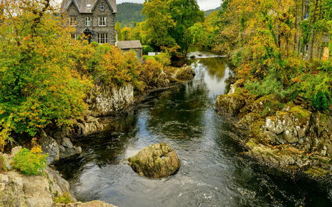 Bod Gwynedd: Plan D'Eau, La Nature, Cours D'Eau, Paysage Naturel, Végétation, Banque, Paysage, Courant, Zone Rurale