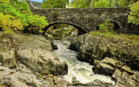 Dyffryn: Pont, Roche, Courant, Cours D'Eau, Pont En Arc, Paysage, Pont Du Diable, Substrat Rocheux