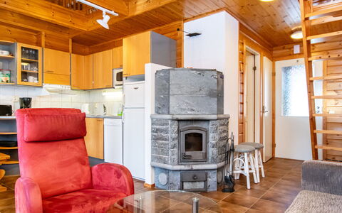 Koli Country Club B 6: Bois, Domicile, Cabane En Rondins, Chalet, L'Hiver, Dur, Tache De Bois, Salon, Gelé, Daylighting