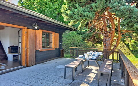 Ozer: Bois, Chalet, Meubles, Domicile, Porte, Plate-Forme, Porche, Ombre, Dur, Tache De Bois