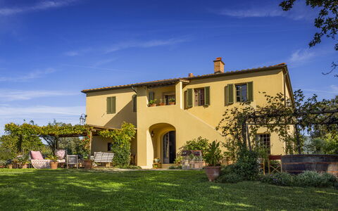 Villa Bellaria, Private Pool, Bolgheri: Maison, Domicile, Architecture, Arbuste, Lot Terre, Chalet, Biens, Zone Rurale, Jardin
