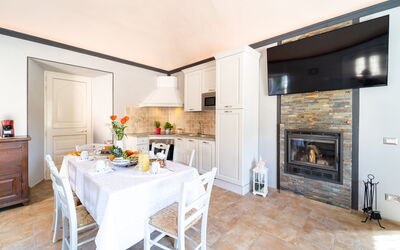 Kitchen and living room