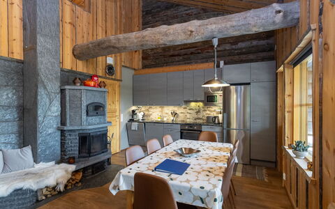 Honka 1A: Meubles, Design Intérieur, Sol, Sol, Plafond, Pièce, Chaise, Table, Appartement, Table Cuisine Et Salle A Manger