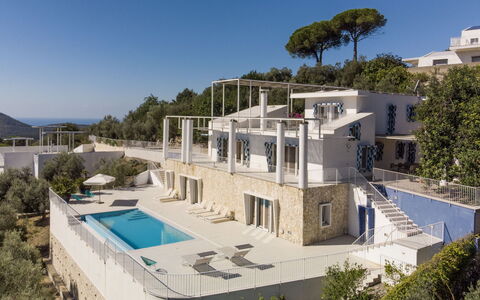 Capri: Piscine, Recours, Domicile, Appartement, Biens, Villa, Manoir, Hôtel, Ville Resort, Balcon