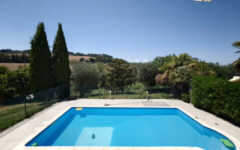 Tenuta Marino - Villa Privata Vista Vigneti con Pi: Piscine, Bleu, Recours, Composite, Ombre, Mobilier De Jardin, Loisir, Eco Hôtel, Arrière-Cour, Caractéristique De L'Eau