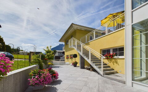 Sonnenpanorama: Domicile, Chalet, Maison, Toit, Zone Rurale, Cabane En Rondins, Siding, Mélèze, Ferme, Biens