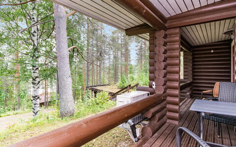 Mäkrä 3: Bois, Chalet, Porche, Dur, Cabane En Rondins, Siding, Tache De Bois, Plate-Forme, Batiments Jardin, Structure En Plein Air