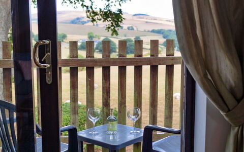 Garth Cottage: Balcon