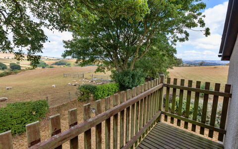Garth Cottage: Balcon