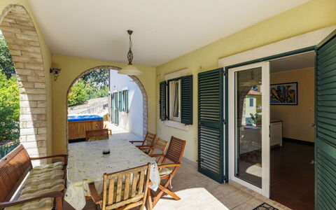 Istria Serenity: Sol, Tache De Bois, Plante D'Appartement, Balcon, Hacienda, Accueil Porte, Porche, Villa