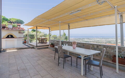 L'Edera e Il Mare: Sol, Sol, Chaise, Ombre, Mobilier De Jardin, Balcon, Structure En Plein Air, Plante D'Appartement, Tuile, Table Cuisine Et Salle A Manger