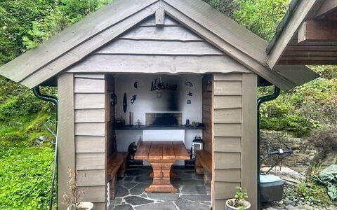 Nonstuo: Bois, Cabanon, Batiments Jardin, Chalet, Dur, Jardin, Siding, Arrière-Cour, Structure En Plein Air, Tache De Bois