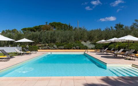 La Certaldina Sole Apartment: Piscine, Recours, Jardin, Mobilier De Jardin, Aménagement Paysager, Eco Hôtel, Balancelle, Ville Resort