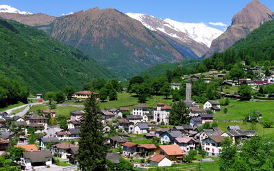 Acquarossa 13: Montagnes Relief, Montagne, Colline, Chaîne De Montagnes, Montagnes, Station De Montagne, Paysage, Vallée, Maison, Village