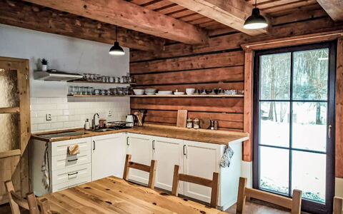 Donut Retreat 1: Bois, Meubles, Cuisine, Sol, Plafond, Design Intérieur, Dur, Tache De Bois, Sol, Comptoir