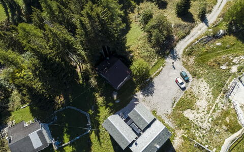 Crestun Design Duplex: Photographie Aérienne, Paysage, Maison, Vue Du Ciel, Lot Terre, Chalet, Village, Aménagement Paysager, Mélèze, À Feuilles Persistantes