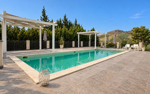 Casa Spassu: Piscine, Sol, Composite, Ombre, Recours, Dalle, Tuile, Béton, Eco Hôtel, Hacienda