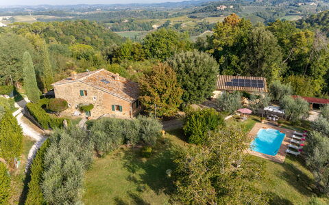 Podere Selva, Pool, Chianti: Biens, Chalet, Aliments, Ferme, Villa, Arrière-Cour, Hacienda, Eco Hôtel, Plantation
