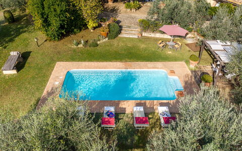 Podere Selva, Pool, Chianti: Piscine, Recours, Hacienda, Thermes, Mobilier De Jardin, Biens, Eco Hôtel, Jardin, Villa, Arrière-Cour