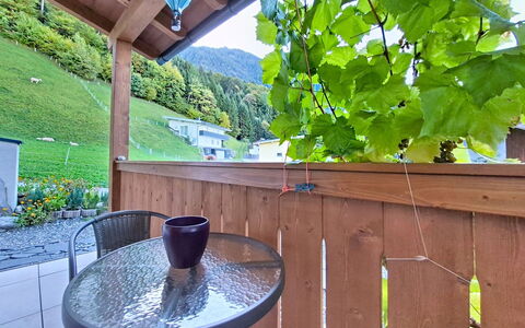 Oberladstätter: Tache De Bois, Dur, Chaîne De Montagnes, Plate-Forme, Chaise, Balcon, Eco Hôtel, Mobilier De Jardin, Clôture, Porche