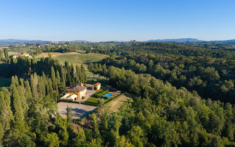 Villa Poggio Bellavista 8: Paysage, Lot Terre, Plaine, Zone Rurale, Biens, Vue Du Ciel, Plantation, Aménagement Paysager, Village, Photographie Aérienne