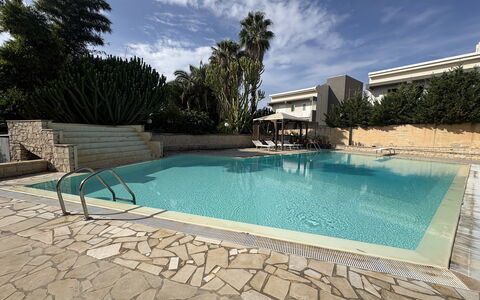 Villa le Palme, Marina di Ragusa: Piscine, Recours, Zone Résidentielle, Composite, Caractéristique De L'Eau, Ombre, Biens, Eco Hôtel, Hôtel