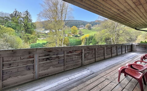 Afritz am See 9: Bleu, Bois, Meubles, Domicile, Mobilier De Jardin, Chaise, Ombre, Balcon, Tache De Bois, Eco Hôtel
