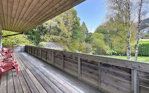 Afritz am See 9: Bleu, Bois, Meubles, Domicile, Mobilier De Jardin, Chaise, Ombre, Balcon, Tache De Bois, Eco Hôtel