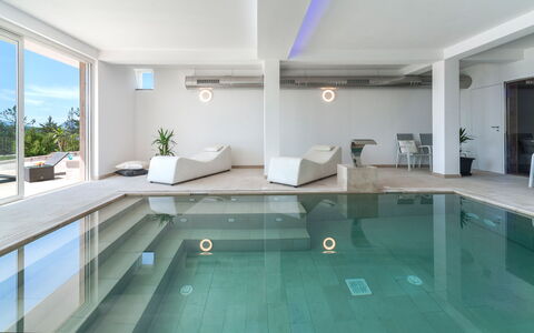 Dimora Montefalcone 8, Emma Villas: Sol, Sol, Plafond, Design Intérieur, Éclairage, Composite, Piscine, Recours, Chaise, Hôtel