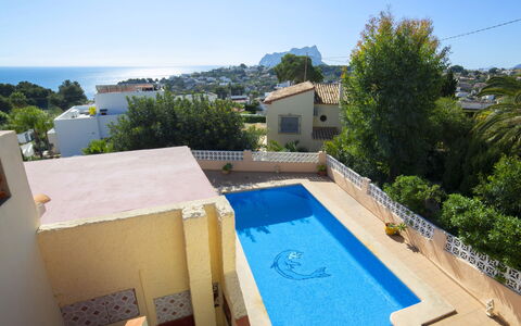 Meluca: Ciel, Propriété, L'Eau, Bâtiment, Plante, Piscine, Bleu Azur, Arbre, Ombre, Plan D'Eau