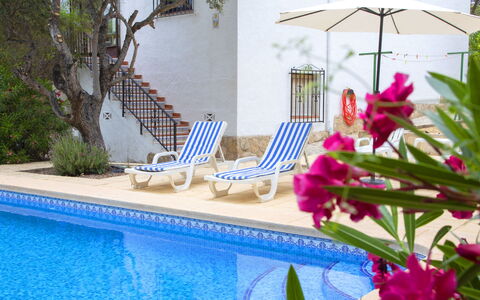 La Cigarra: L'Eau, Plante, Fleur, Propriété, Bâtiment, Bleu Azur, Piscine, Bleu, Mobilier De Jardin, Loisir