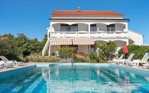 Nikolina: Piscine, Mobilier De Jardin, Recours, Biens, Villa, Ombre, Chaise, Eco Hôtel, Aménagement Paysager, Balancelle