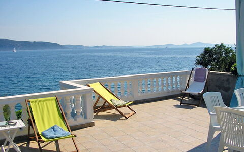 Mirta: Propriété, Bleu, Balcon, Ciel, Meubles, Océan, Mer, Vacances, Maison, Immobilier