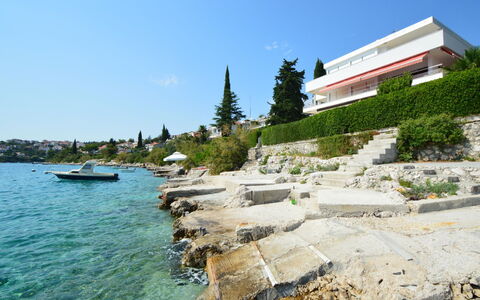 Bila Kuća: L'Eau, Ciel, Jour, Plante, Bleu Azur, Bâtiment, Arbre, Paysage Naturel, Cotiers Et Relief Océaniques, Banque