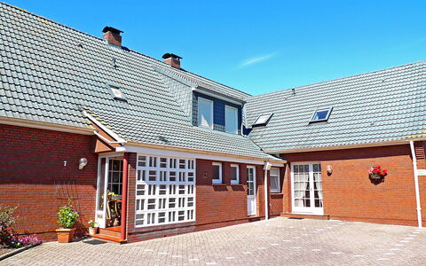 Norddeich 340: Ciel, Bâtiment, Fenêtre, Plante, Porte, Bois, Maison, Brickwork, Brique