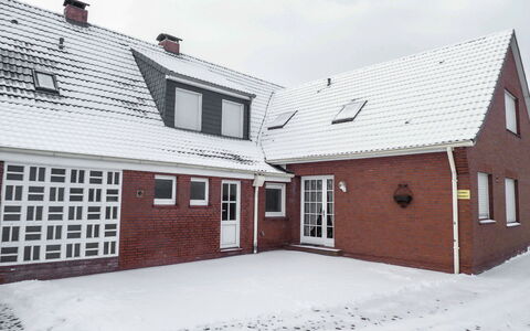 Norddeich 340: Bâtiment, Neige, Fenêtre, Ciel, Porte, Maison, Pente, Chalet, Bois, Gelé