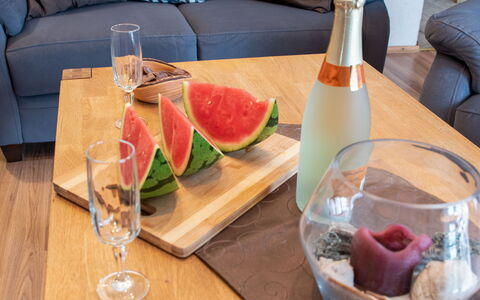 Norddeich 361: Aliments, Vaisselle, Table, Fruit, Ingrédient, Plante, Bouteille, Boisson