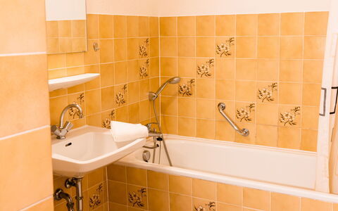 Dittishausen 2: Marron, Robinet, Luminaire Plomberie, Propriété, Évier, Lavabo, Salle De Bains, Éclairage, Rectangle, Design Intérieur