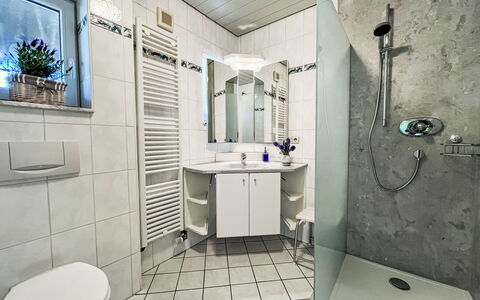 Schöne Aussicht: Luminaire Plomberie, Salle De Bains, Design Intérieur, Sol, Sol, Évier, Robinet, Plomberie, Douche, Pièce